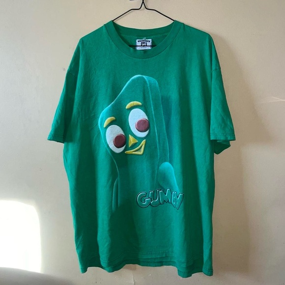 1997 Gumby 3-D Big Face Lee Sports Tag Vintage Tee - Picture 3 of 7